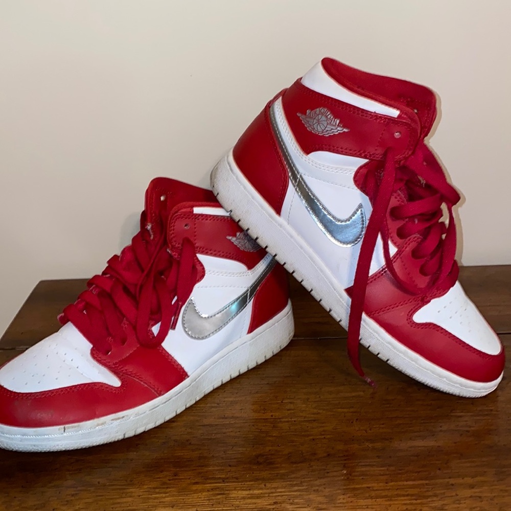 Nike Air Jordan’s - Red and White
